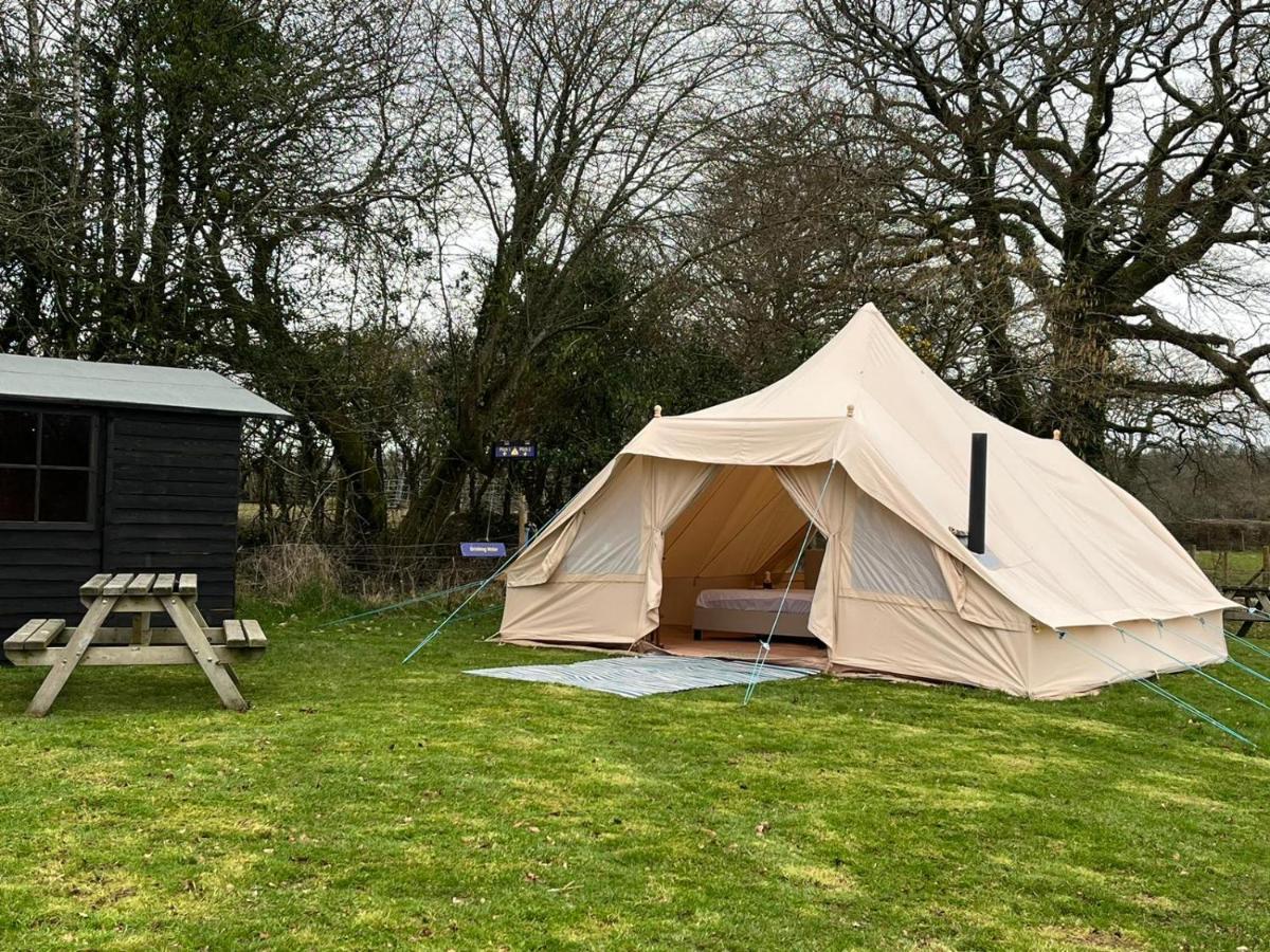 1 Glamping Tent With Kitchen & Electric On Small Family Campsite, No Bedding Supplied Narberth Exteriör bild